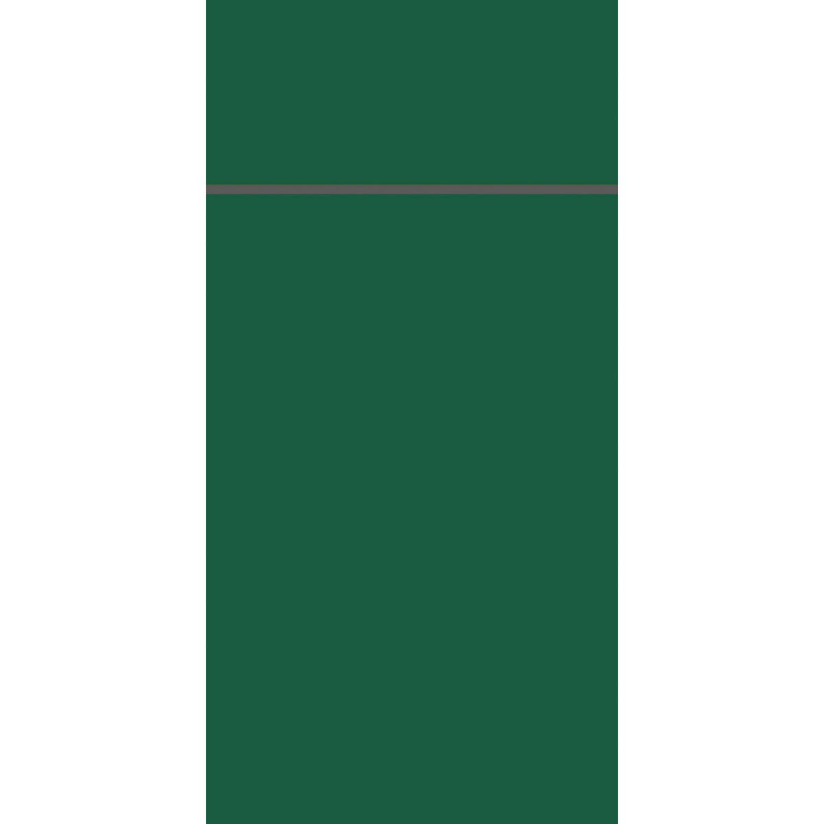 A green rectangle with a thin horizontal gray line near the top edge, centered on white, reminiscent of the Duniletto-Slim 40x33cm by Duni GmbH.