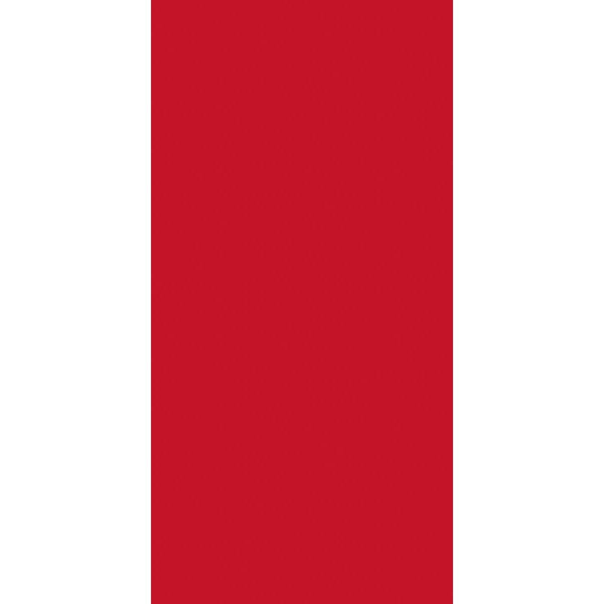 A simple, solid red rectangle resembles the appearance of the Duni GmbH cellulose napkins 33x33 cm 3-ply red, pack (250 napkins) - no patterns or texts, just the strong color and the classic three-ply quality.