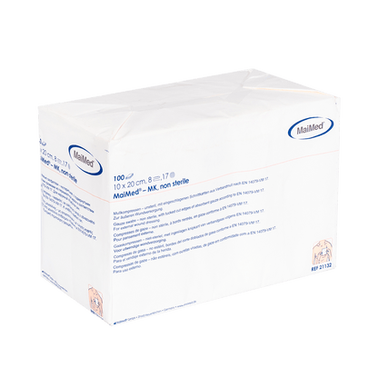 MaiMed-MK-unsterile gauze compresses of 100 pieces/paper bag