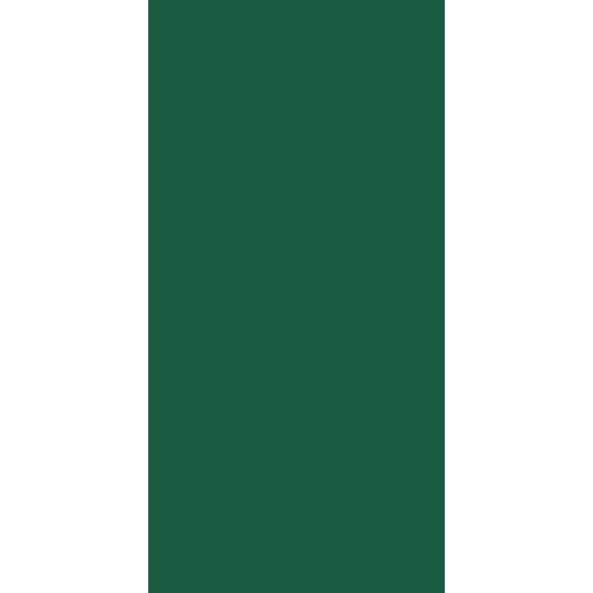A hunter green shield emblem with a smooth top and pointed bottom on white, ideal for Duni GmbH pulp napkins 33x33 cm 3-ply hunter green 1/8-fold (250 pack).