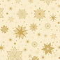 The Duni GmbH napkins 40x40 4-ply Classic Stargazing cream (pack of 50 pieces) feature golden geometric constellations and snowflakes on a light beige background - ideal for adding festive elegance to any celebration.