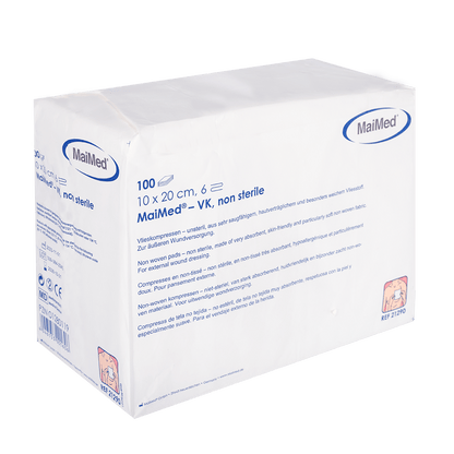 MaiMed-VK non-sterile fleece compresses of 100 pieces/paper bag