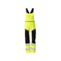 Dungarees, knee pockets, stretch inserts Multisafe dungarees, hi-vis yellow/black-blue