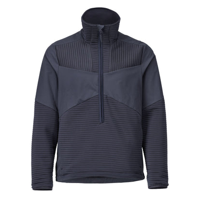 Fleece sweater, short zip, microfleece jacket lining