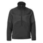 Fleece sweater, short zip, microfleece jacket lining