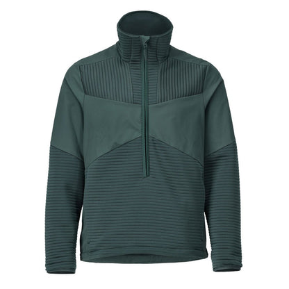 Fleece sweater, short zip, microfleece jacket lining