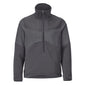 Fleece sweater, short zip, microfleece jacket lining