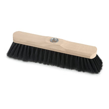 The Nölle Profi-Bürste Stubenbesen 28 cm has a wooden head with dense black PET bristles and a threaded hole for handle attachment. Brand: Nölle Profi-Bürste Bürsten- & Pinseltechnik e.K.