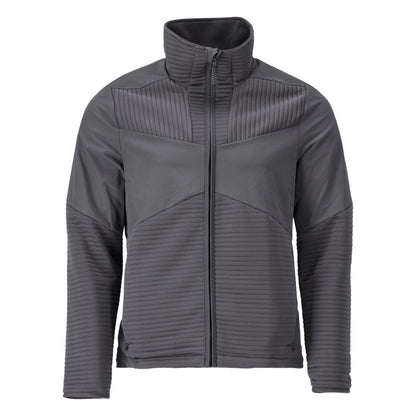 Fleece sweater with zip, microfleece jacket lining