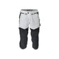 Three-quarter trousers, knee pockets, stretch craftsman three-quarter trousers, white/anthracite grey