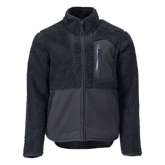 Fiber fur jacket with zipper Fiber fur jacket