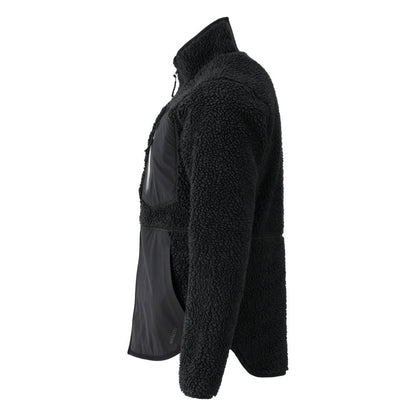 Fiber fur jacket with zipper Fiber fur jacket