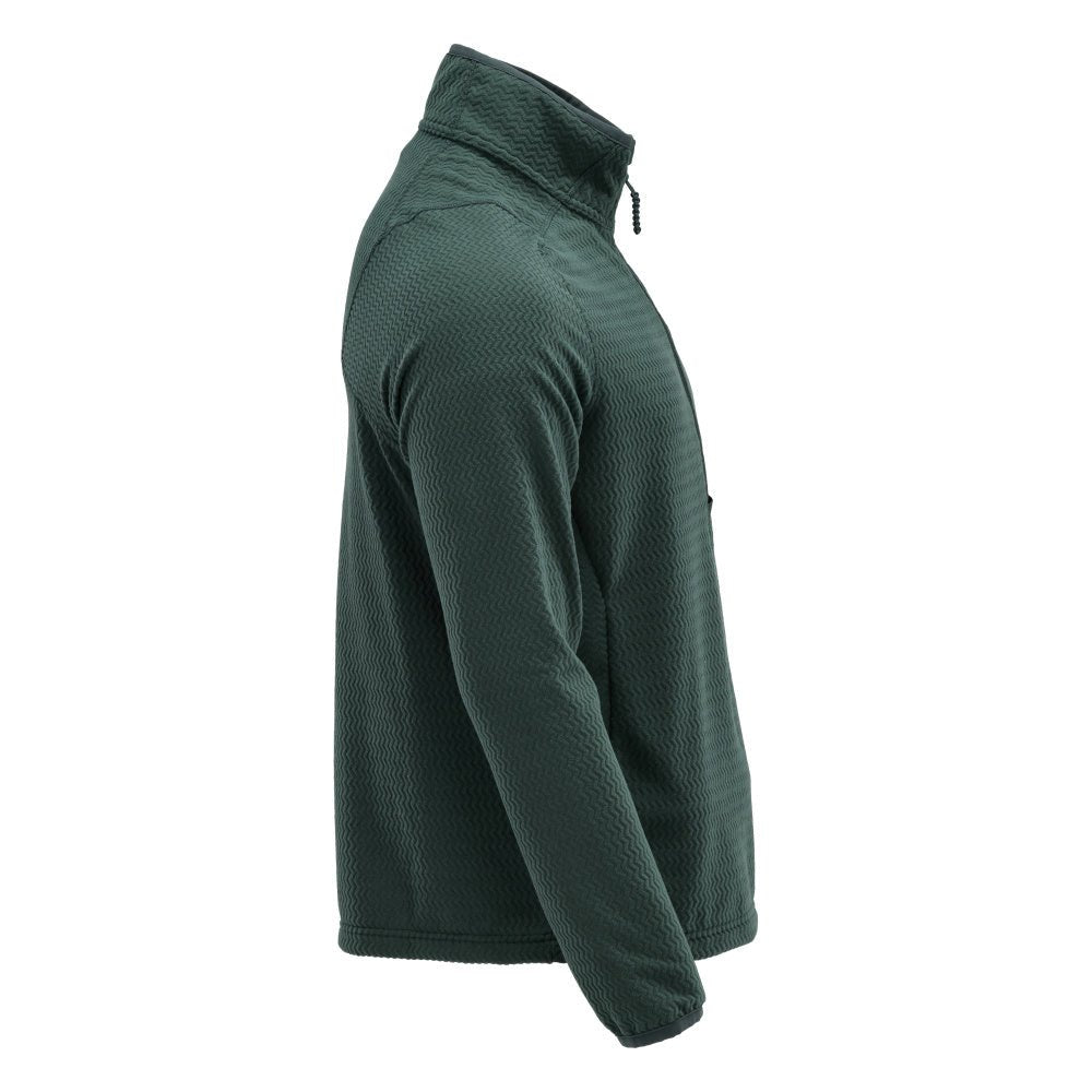 Microfleece sweater with short zipper microfleece jacket