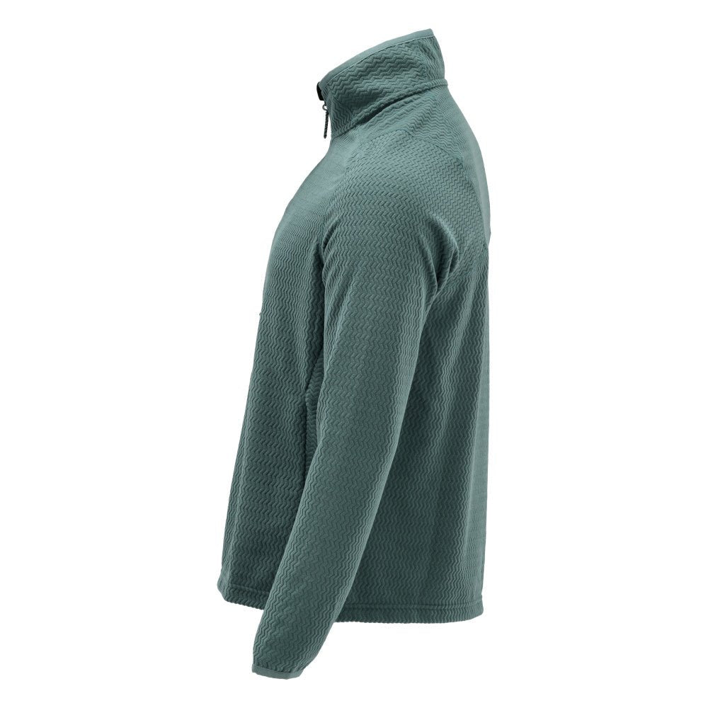 Microfleece sweater with short zipper microfleece jacket