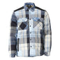 Shirt, checked, fiber fur lining, thermal shirt
