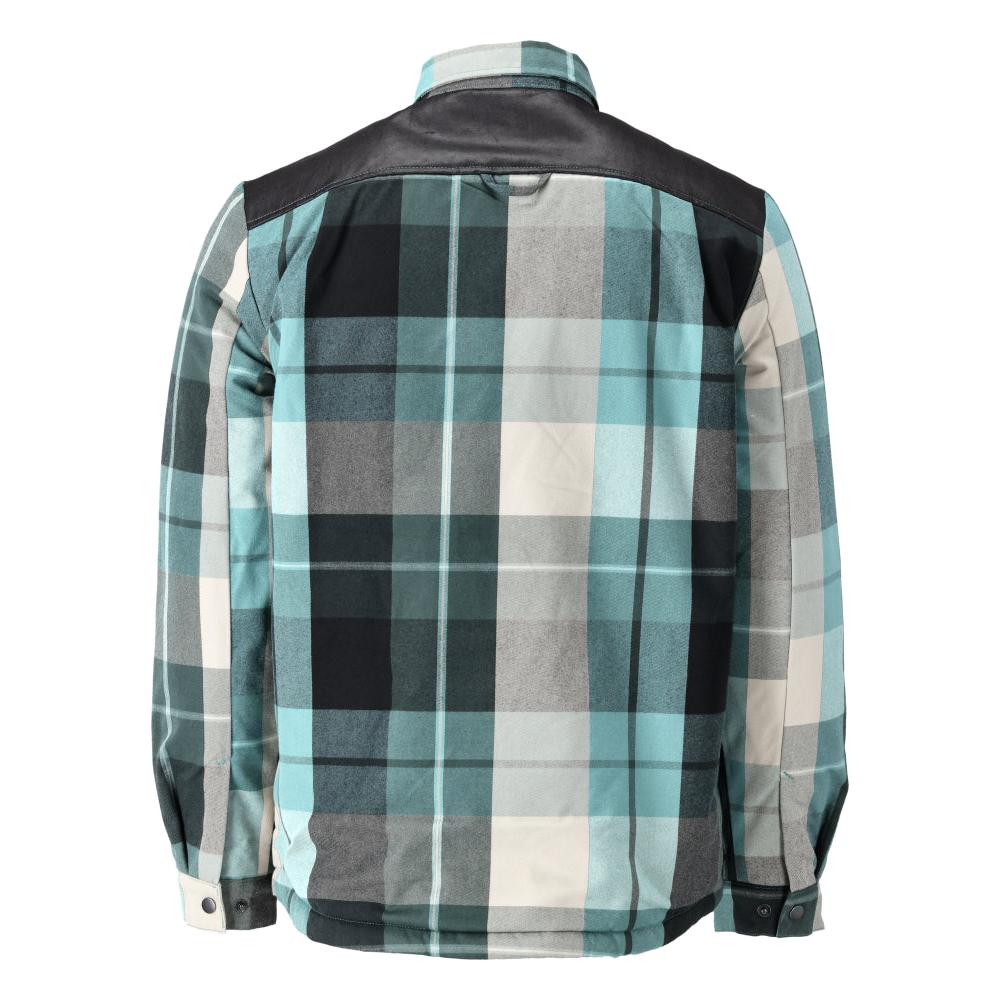 Shirt, checked, fiber fur lining, thermal shirt