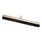 The Nölle Profi Brush hall broom natural hair with metal handle holder from Nölle Profi Brush Bürsten- & Pinseltechnik e.K. features black natural hair bristles, a wooden holder, and a metal handle holder - ideal for sweeping large areas.