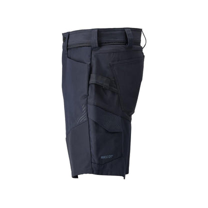Shorts, light weight shorts, black-blue