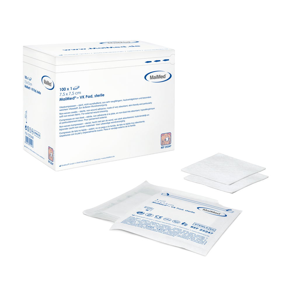 MaiMed-VK Pad, wound dressing, non-adhesive, sterile