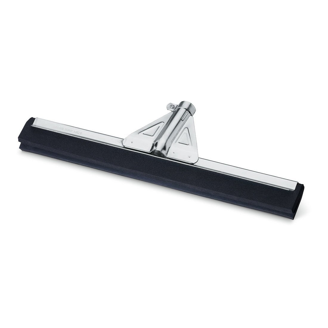The Nölle Profi Brush Water Squeegee Professional Quality from Nölle Profi Brush Brush & Paint Technique e.K. features a wide, black rubber blade and a silver metal frame for efficient water removal. To attach to a handle; image on a white background.