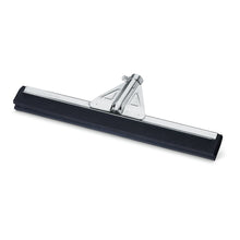 The Nölle Profi Brush Water Squeegee Professional Quality from Nölle Profi Brush Brush & Paint Technique e.K. features a wide, black rubber blade and a silver metal frame for efficient water removal. To attach to a handle; image on a white background.