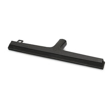 The Nölle Profi Brush Water Squeegee 43 cm made of plastic with thread from Nölle Profi Brush Brush & Paintbrush Technology e.K. is a durable floor squeegee, ideal for efficient cleaning. It features a wide blade and a threaded handle attachment.