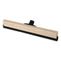 The Nölle Profi Brush Power Stick Water Squeegee Wood Foam Double-Lip from Nölle Profi Brush Brush & Paint Technique e.K. features a rectangular design, a light wooden handle, a foam double-lip, and a black plastic connector for the handles.