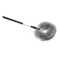 The Nölle Profi Brush oval dust bee with telescopic handle up to 170 cm, synthetic by Nölle Profi Brush Bürsten- & Pinseltechnik e.K. features stiff synthetic bristles and an extendable handle, depicted on a simple white background.