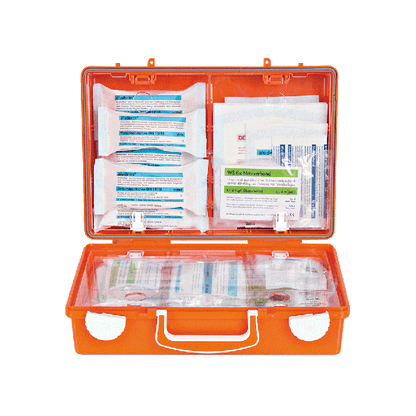 SN-CD First Aid Kit, Orange, with Standard ERW Contents, DIN 13157