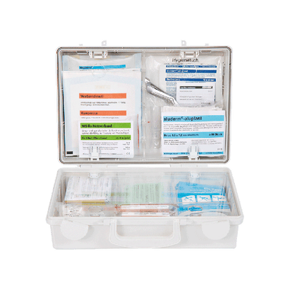 SN-CD First Aid Kit, White, with Standard ERW DIN 13157 Contents