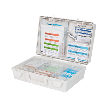 SN-CD First Aid Kit, White, with Standard ERW DIN 13157 Contents