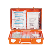 SN-CD First Aid Kit, Orange, with Standard Contents per DIN 13157