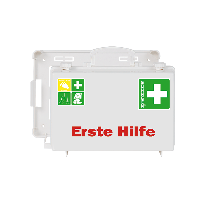 SN-CD First Aid Kit, White, with Standard Contents, DIN 13157