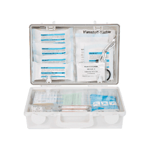 SN-CD First Aid Kit, White, with Standard Contents, DIN 13157