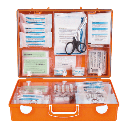 MT-CD First Aid Kit, Orange, with Standard Contents per DIN 13169