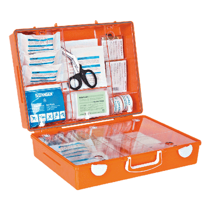 MT-CD First Aid Kit, Orange, with Standard Contents per DIN 13169
