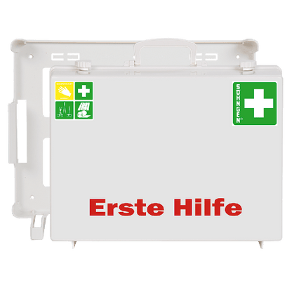 MT-CD First Aid Kit, White, with Standard Contents per DIN 13169