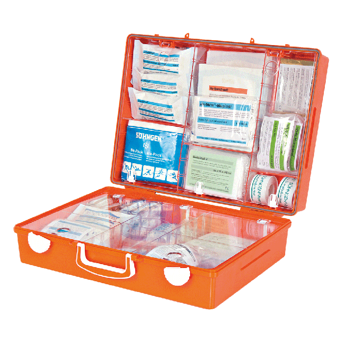 MT-CD First Aid Kit, Orange, with Standard ERW Contents, DIN 13169