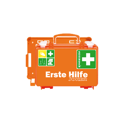 QUICK First Aid Kit - CD JOKER with Standard Contents per DIN 13157
