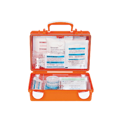 QUICK First Aid Kit - CD JOKER with Standard Contents per DIN 13157