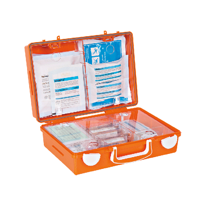 EUROPA I First Aid Kit, Orange, Fully Stocked