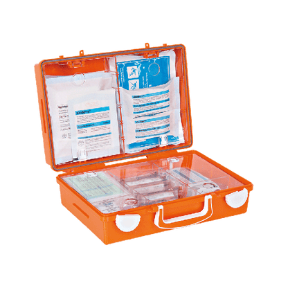 EUROPA I First Aid Kit, Orange, Fully Stocked