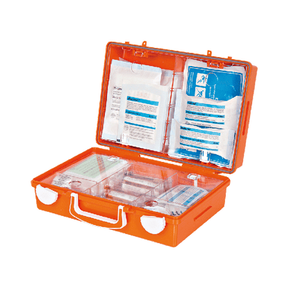 EUROPA I First Aid Kit, Orange, Fully Stocked