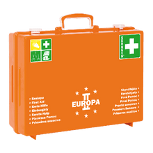 EUROPA II Orange First Aid Kit, Fully Stocked