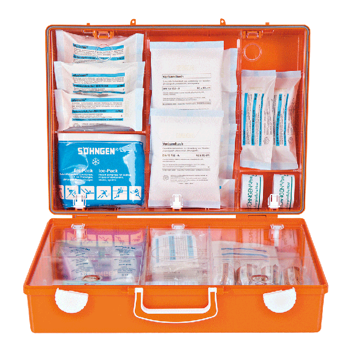 EUROPA II Orange First Aid Kit, Fully Stocked