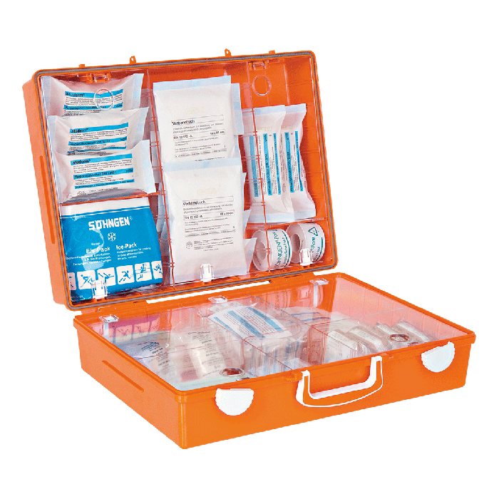 EUROPA II Orange First Aid Kit, Fully Stocked