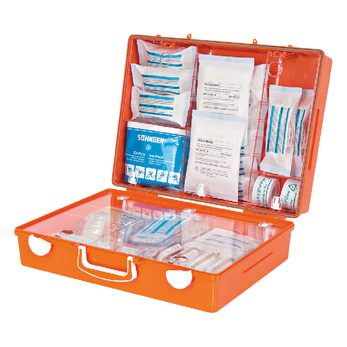 EUROPA II Orange First Aid Kit, Fully Stocked