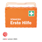 Orange First Aid Kit DYNAMIC-GLOW L Standard DIN 13169