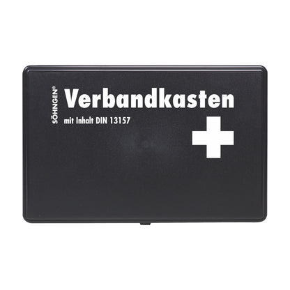 KIEL KU First Aid Kit (Black) with Standard Contents per DIN 13157