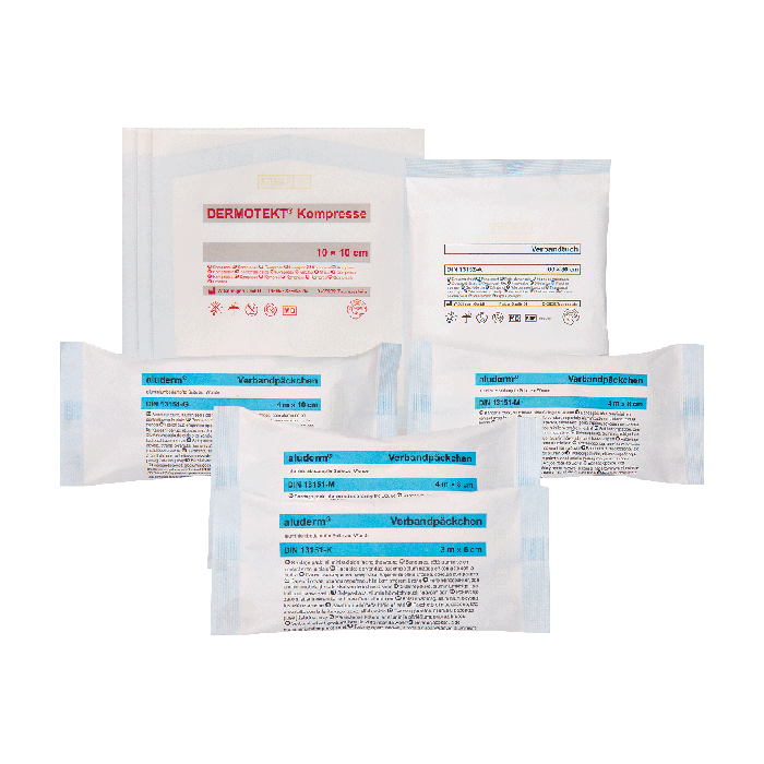 Replacement Kit for Sterile Items in a Car First-Aid Kit